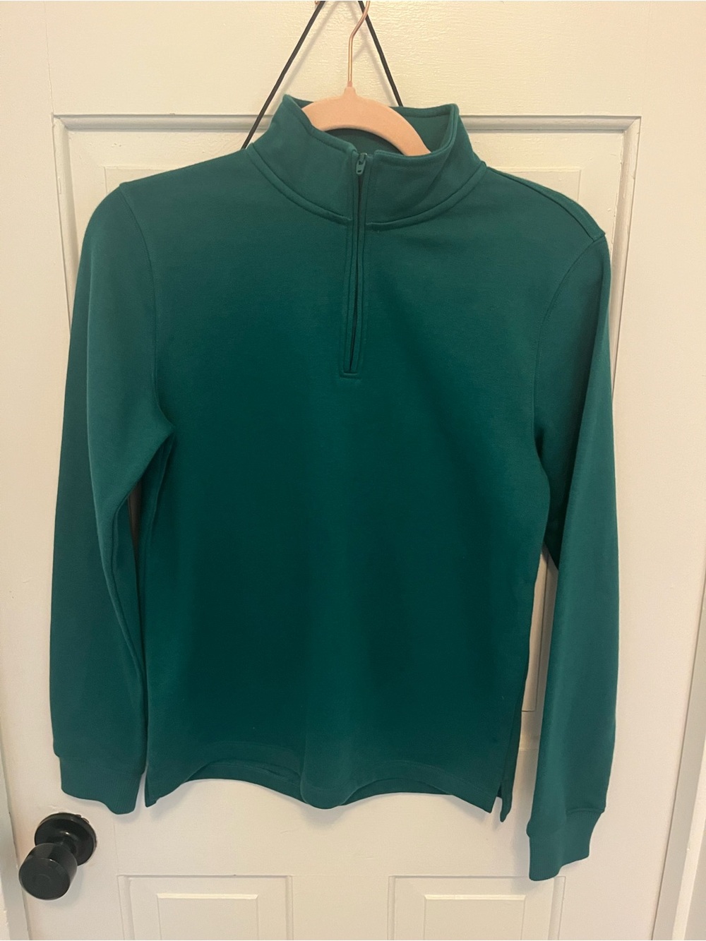 Nordstrom Boy’s Dark Green Half-Zip Sweater